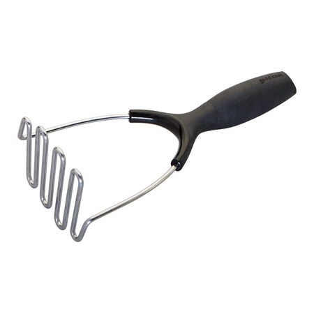 Good Cook Good Cook Touch Silver/Black Stainless Steel Potato Masher 20442